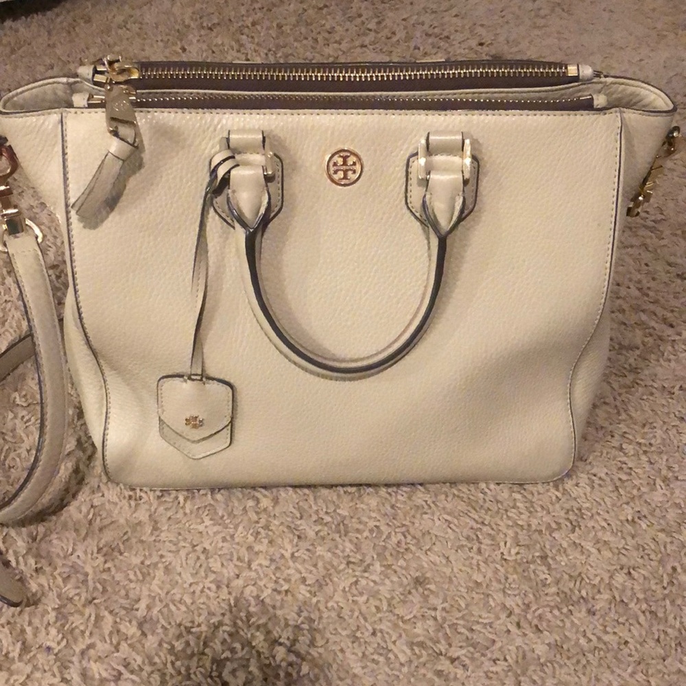 Tory Burch Robinson tote in cream